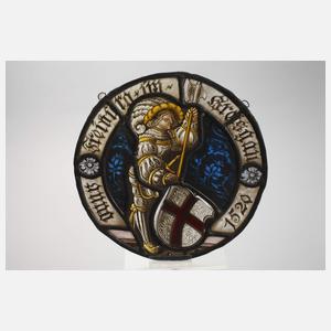 Drei Bleiglasscheiben