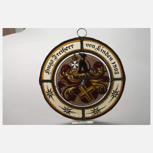 Drei Bleiglasscheiben