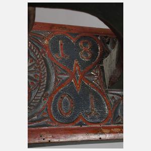 Fünf Geländerbalustraden