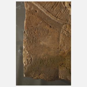 Wappentafel Sandstein