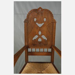 Paar Armlehnstühle Heinrich Vogeler