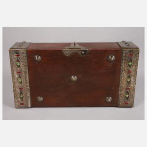 WMF Geislingen Schatulle mit Metallbeschlägen