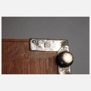 WMF Geislingen Schatulle mit Metallbeschlägen