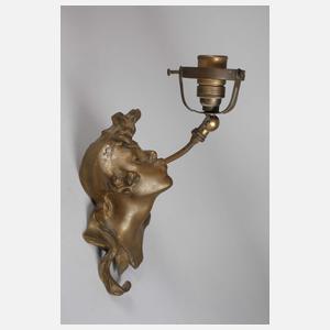 Figürliche Wandlampe Jugendstil