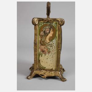 Wecker mit Motiven von Alphonse Mucha
