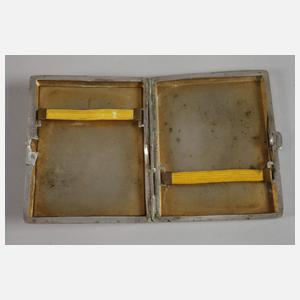 Zigarettenetui mit Hundeportrait