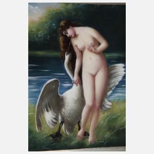 Zigarettenetui "Leda mit dem Schwan"