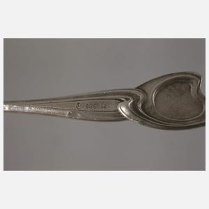 Silber Tortenheber Jugendstil