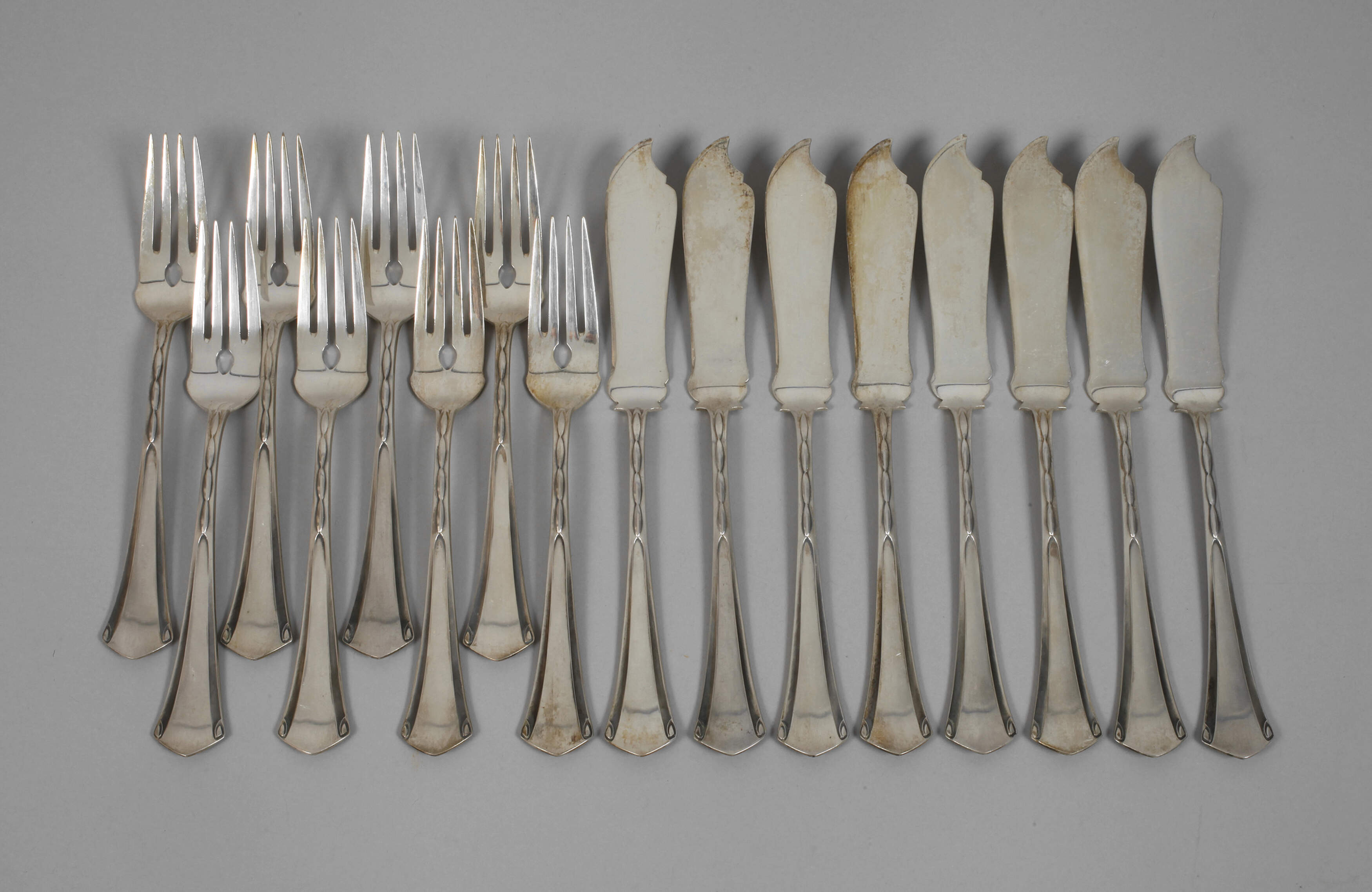 Silber Fischbesteck Peter Behrens