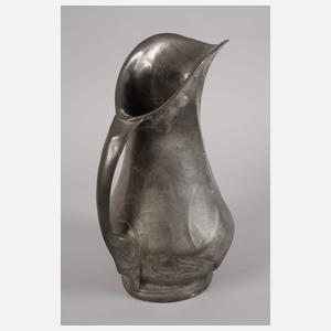 Große Wasserkanne Hugo Leven attr.