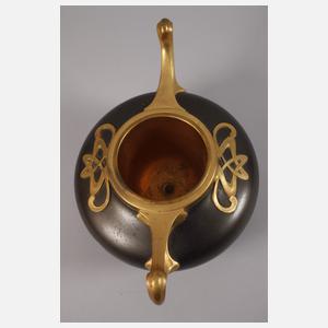 Jugendstilvase mit Metallmontierung
