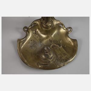 Figürliches Tintenfass Jugendstil