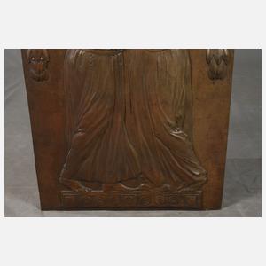 Großes Relieftafel Jugendstil