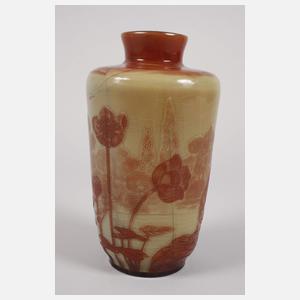 Ätzglasvase Désiré Jean-Baptiste Christian