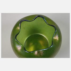 Loetz Wwe. Vase "Yellow-Green Ciselé"