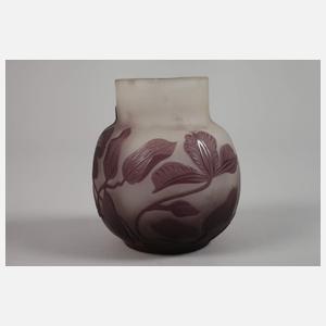 Émile Gallé Ätzglasvase