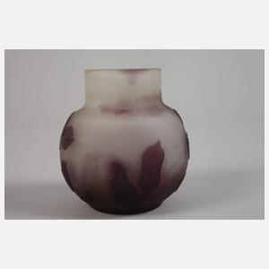 Émile Gallé Ätzglasvase