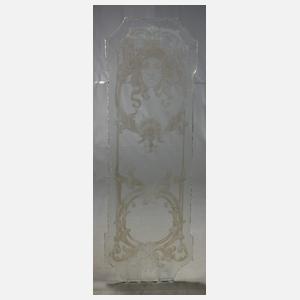 Glasscheibe Jugendstil