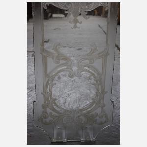 Glasscheibe Jugendstil