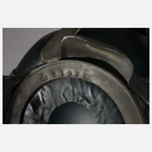 Jugendstilvase mit Zinnmontur