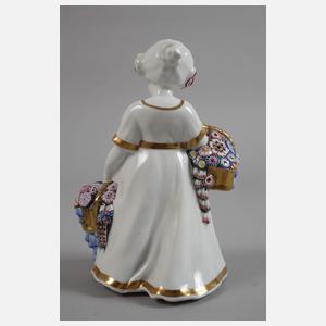 Böhmen Mädchen mit Blumenkörben