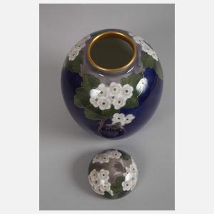 Kopenhagen Deckelvase Hummelmotiv