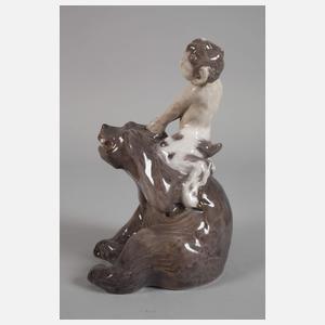 Kopenhagen "Faun, einen Bär neckend"