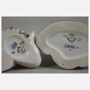 Kopenhagen Putto mit Weintraube und Kind mit Gans