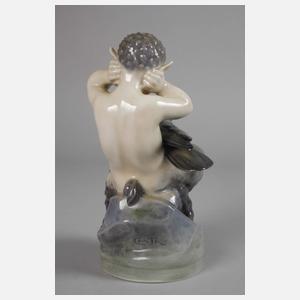 Kopenhagen Faun mit Krähe