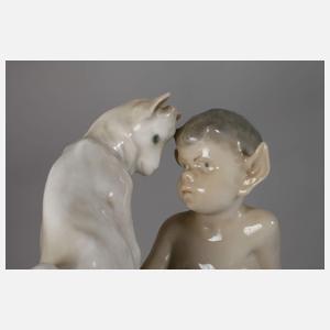Kopenhagen Faun mit Zicklein