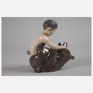 Kopenhagen "Faun mit Bär spielend"