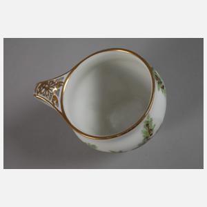 KPM Berlin Mokkatasse Lärchenkranzdekor