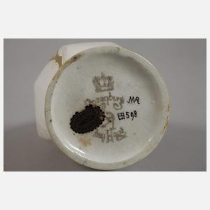 Rozenburg kleine Enghalsvase Irisdekor