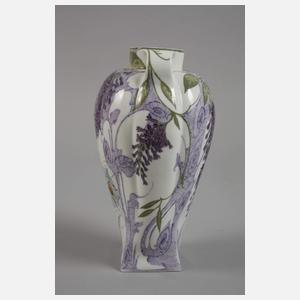 Rozenburg Henkelvase Fliederdekor mit Spinne