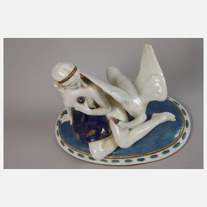 Schwarza-Saalbahn Leda mit dem Schwan