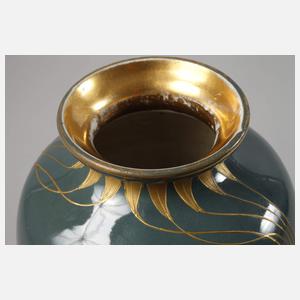 Wien Jugendstilvase Pâte sur Pâte