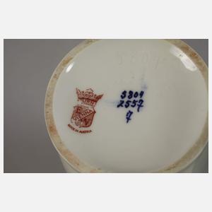 Ernst Wahliss Wien Jugendstilvase Anemonendekor