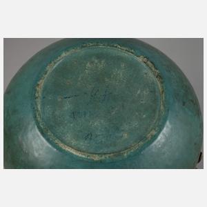 Jugendstilvase mit Metallmontierung