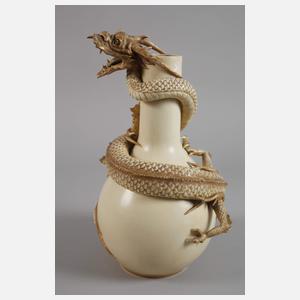 Royal Worchester Vase mit Drachen