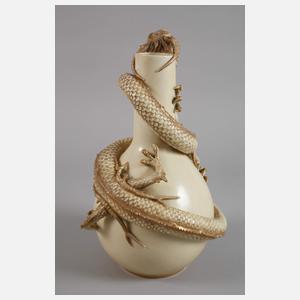 Royal Worchester Vase mit Drachen