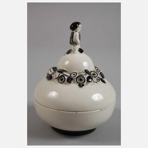 Deckeldose mit Putto