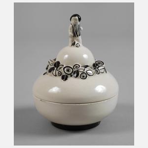 Deckeldose mit Putto