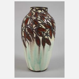 Max Laeuger Vase Blattdekor