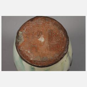 Max Laeuger Vase Blattdekor