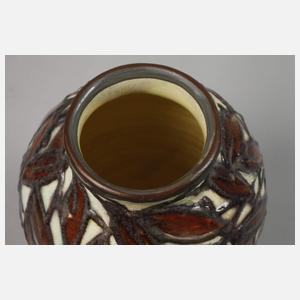 Max Laeuger Vase Blattdekor