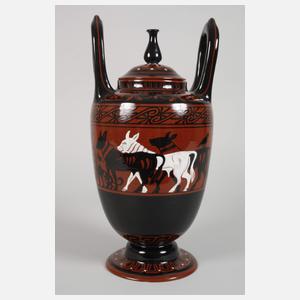 Cadinen seltene, große Amphorenvase