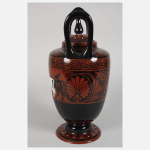 Cadinen seltene, große Amphorenvase