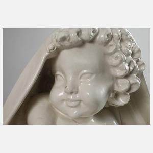 Übergroßer Jahreszeitenputto "Der Winter"