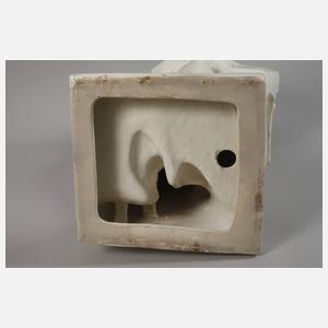 Übergroßer Jahreszeitenputto "Der Winter"