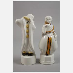 Meißen Teichert Pierrot und Columbine